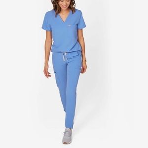 Yola pants skinny ceil blue regular length